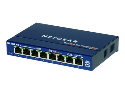 Switch ethernet Netgear GS308 Metal 8 Ports